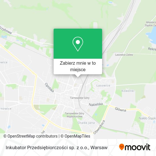 Mapa Inkubator Przedsiębiorczości sp. z o.o.