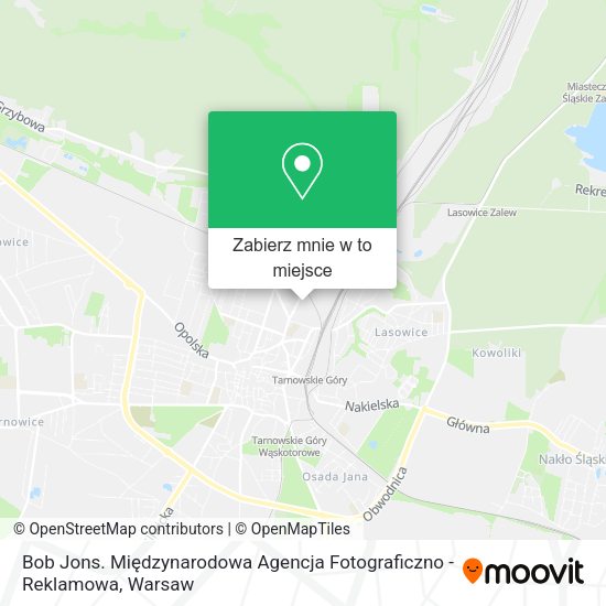 Mapa Bob Jons. Międzynarodowa Agencja Fotograficzno - Reklamowa