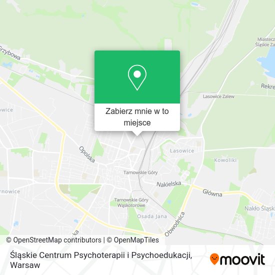 Mapa Śląskie Centrum Psychoterapii i Psychoedukacji