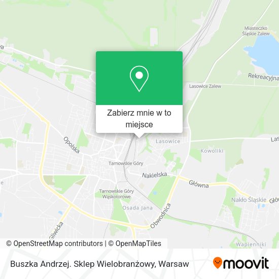 Mapa Buszka Andrzej. Sklep Wielobranżowy