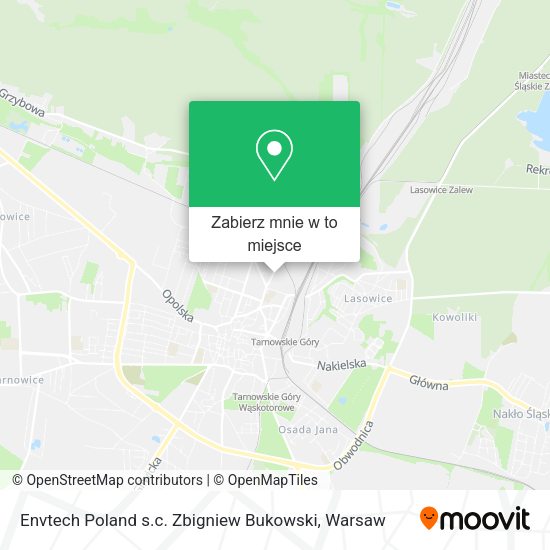 Mapa Envtech Poland s.c. Zbigniew Bukowski