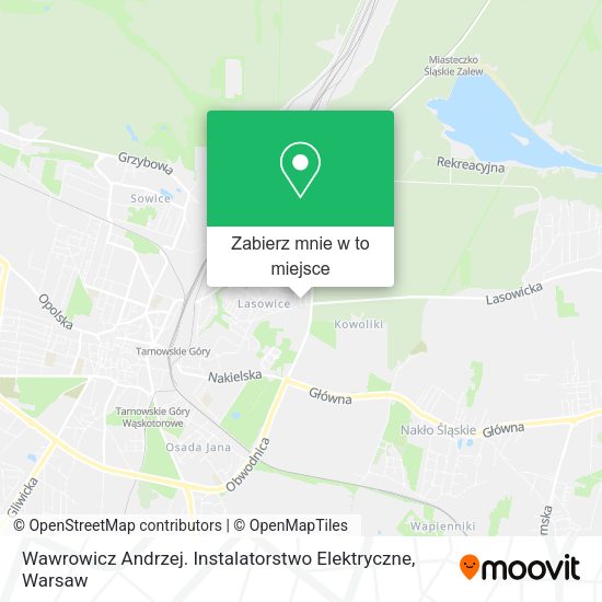 Mapa Wawrowicz Andrzej. Instalatorstwo Elektryczne