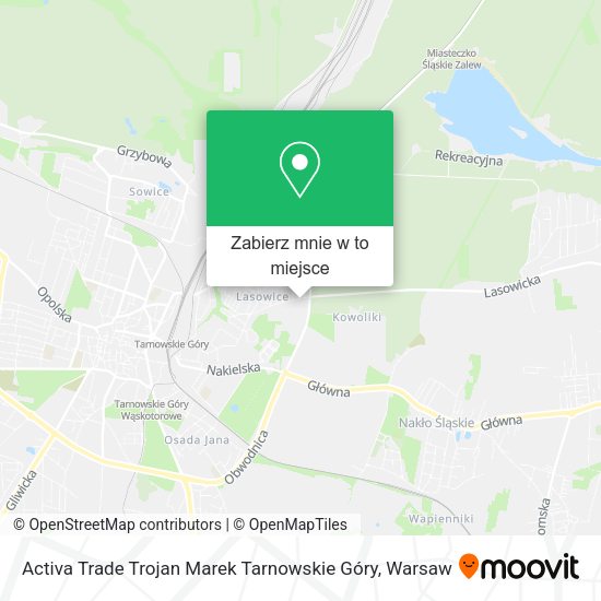 Mapa Activa Trade Trojan Marek Tarnowskie Góry