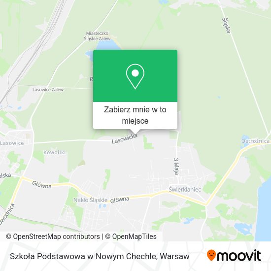 Mapa Szkoła Podstawowa w Nowym Chechle