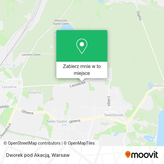 Mapa Dworek pod Akacją