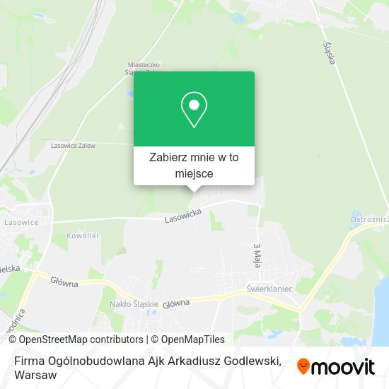 Mapa Firma Ogólnobudowlana Ajk Arkadiusz Godlewski