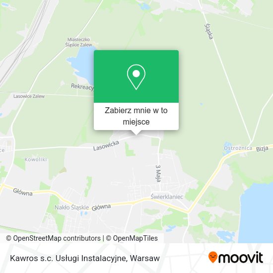 Mapa Kawros s.c. Usługi Instalacyjne