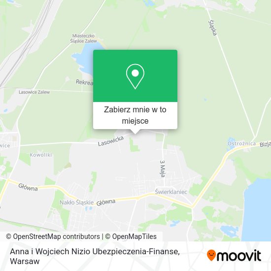 Mapa Anna i Wojciech Nizio Ubezpieczenia-Finanse