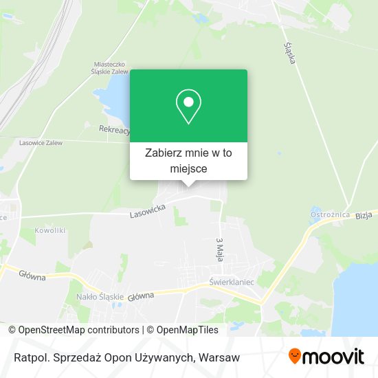 Mapa Ratpol. Sprzedaż Opon Używanych