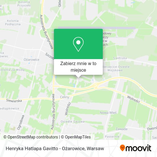 Mapa Henryka Hatlapa Gavitto - Ożarowice