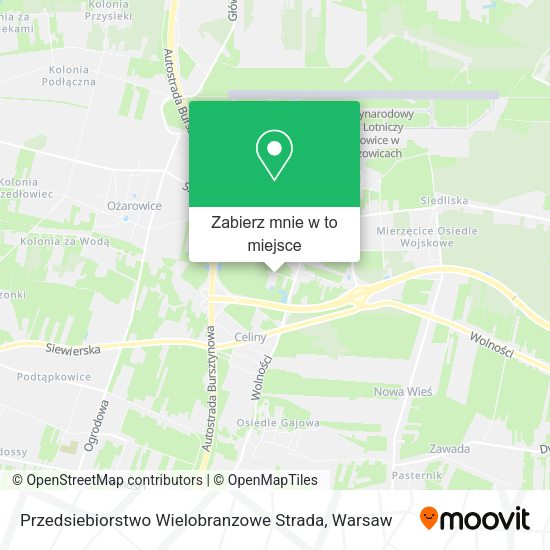 Mapa Przedsiebiorstwo Wielobranzowe Strada