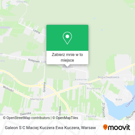 Mapa Galeon S C Maciej Kuczera Ewa Kuczera