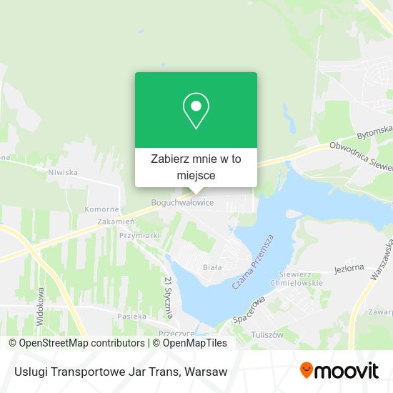 Mapa Uslugi Transportowe Jar Trans