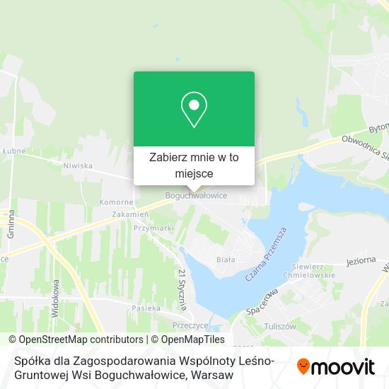 Mapa Spółka dla Zagospodarowania Wspólnoty Leśno-Gruntowej Wsi Boguchwałowice