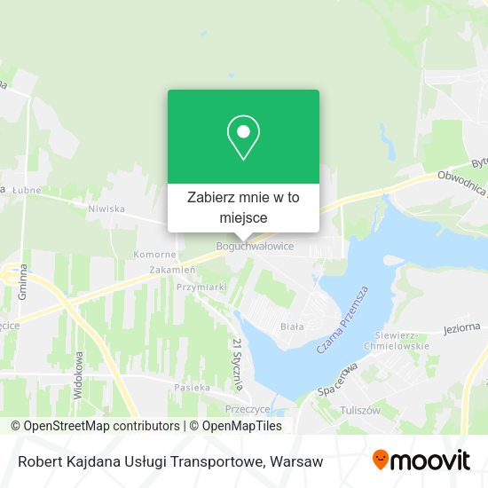 Mapa Robert Kajdana Usługi Transportowe