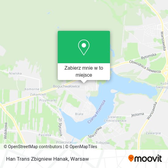 Mapa Han Trans Zbigniew Hanak