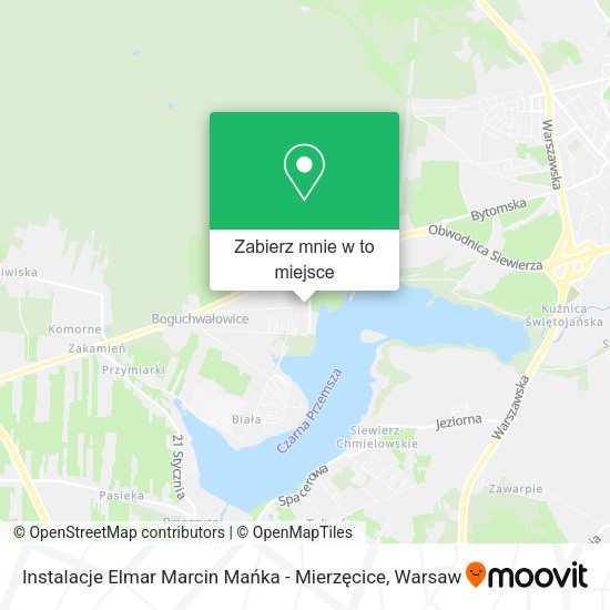 Mapa Instalacje Elmar Marcin Mańka - Mierzęcice