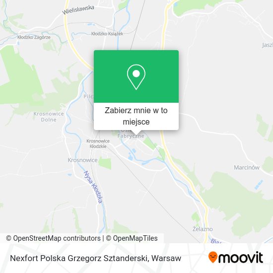 Mapa Nexfort Polska Grzegorz Sztanderski