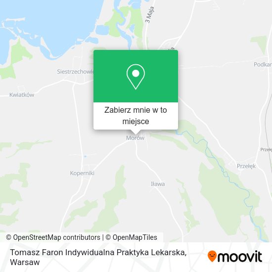 Mapa Tomasz Faron Indywidualna Praktyka Lekarska