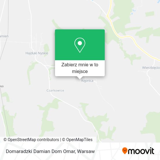 Mapa Domaradzki Damian Dom Omar