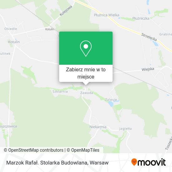 Mapa Marzok Rafał. Stolarka Budowlana