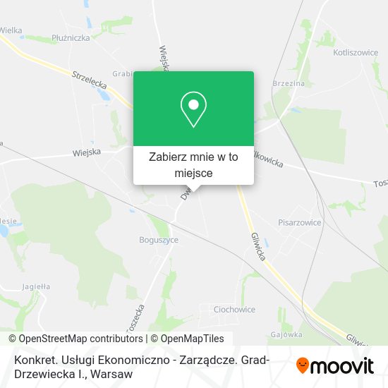 Mapa Konkret. Usługi Ekonomiczno - Zarządcze. Grad-Drzewiecka I.