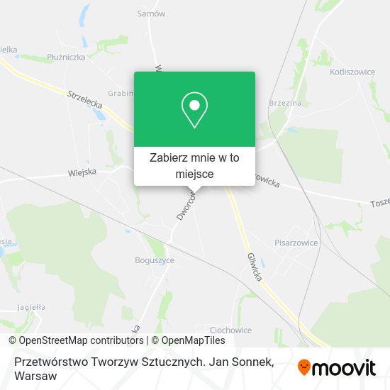 Mapa Przetwórstwo Tworzyw Sztucznych. Jan Sonnek