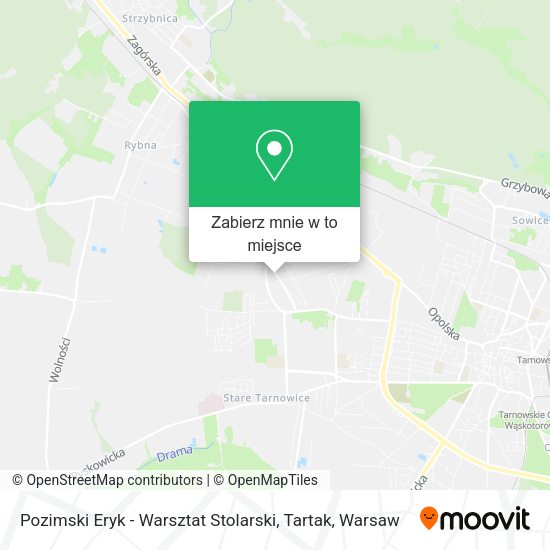 Mapa Pozimski Eryk - Warsztat Stolarski, Tartak