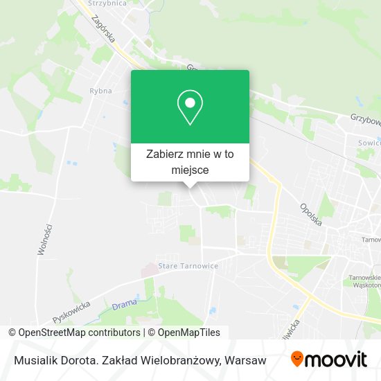 Mapa Musialik Dorota. Zakład Wielobranżowy