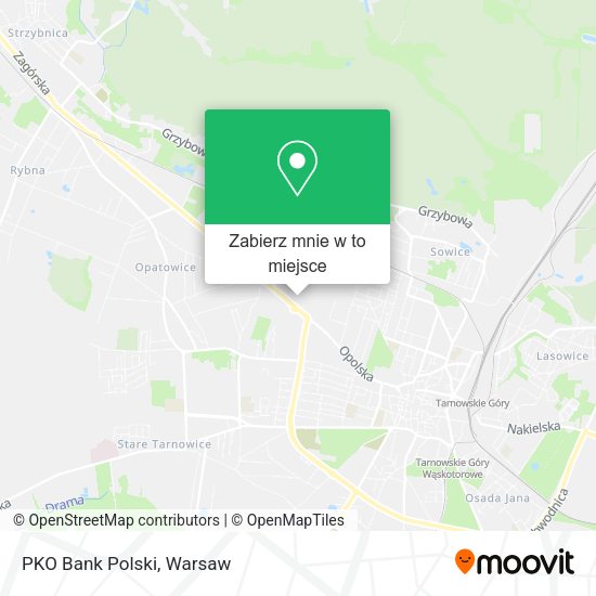 Mapa PKO Bank Polski