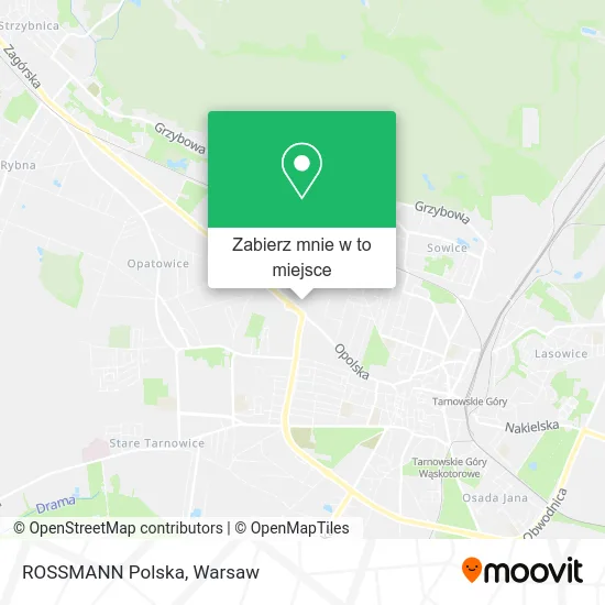 Mapa ROSSMANN Polska