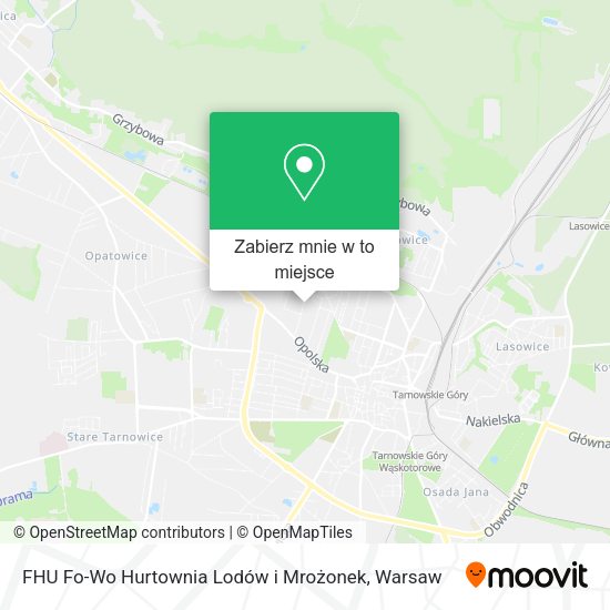 Mapa FHU Fo-Wo Hurtownia Lodów i Mrożonek