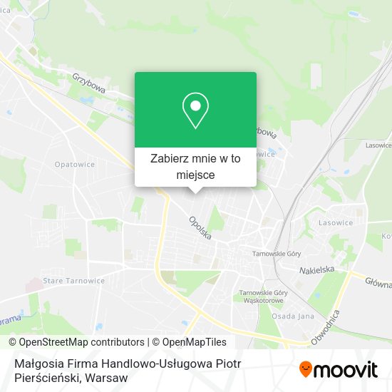 Mapa Małgosia Firma Handlowo-Usługowa Piotr Pierścieński