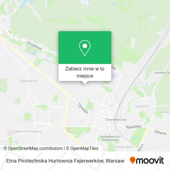 Mapa Etna Pirotechnika Hurtownia Fajerwerków