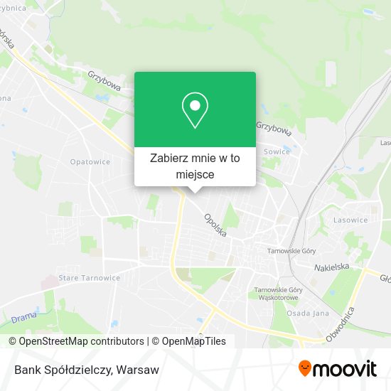 Mapa Bank Spółdzielczy