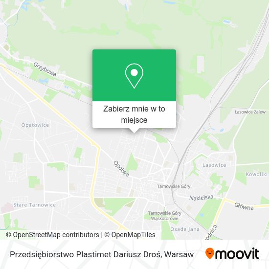 Mapa Przedsiębiorstwo Plastimet Dariusz Droś