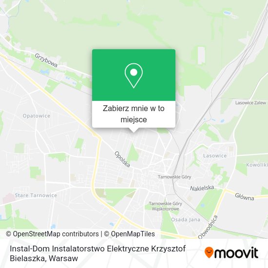 Mapa Instal-Dom Instalatorstwo Elektryczne Krzysztof Bielaszka