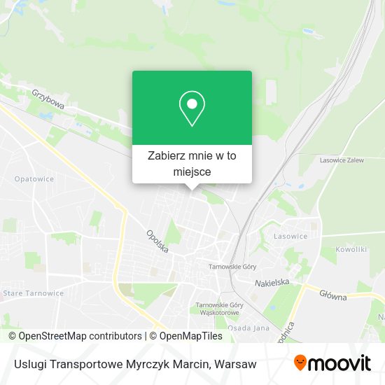 Mapa Uslugi Transportowe Myrczyk Marcin