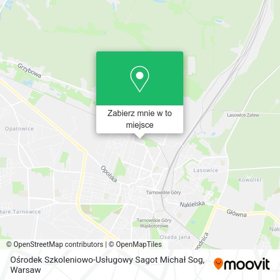 Mapa Ośrodek Szkoleniowo-Usługowy Sagot Michał Sog