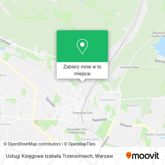 Mapa Usługi Księgowe Izabela Trzensimiech