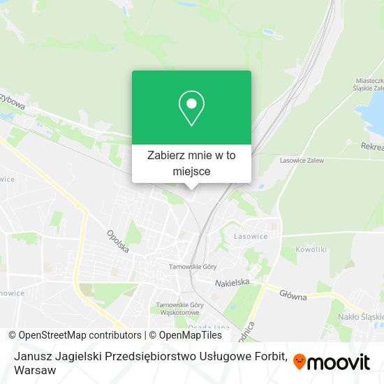 Mapa Janusz Jagielski Przedsiębiorstwo Usługowe Forbit