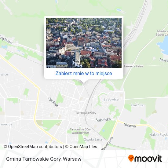 Mapa Gmina Tarnowskie Gory