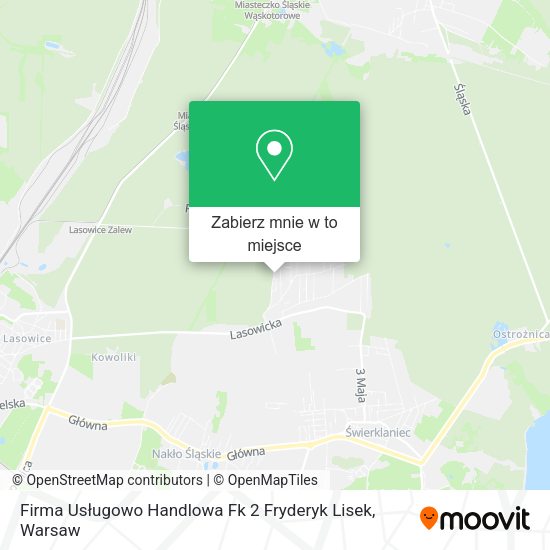 Mapa Firma Usługowo Handlowa Fk 2 Fryderyk Lisek