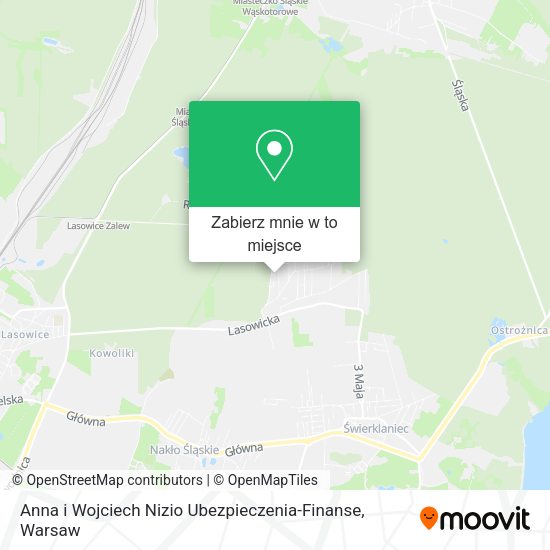 Mapa Anna i Wojciech Nizio Ubezpieczenia-Finanse