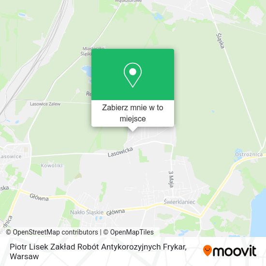 Mapa Piotr Lisek Zakład Robót Antykorozyjnych Frykar