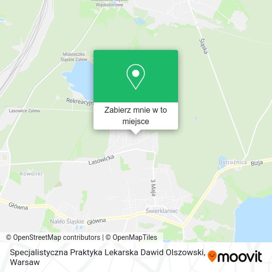 Mapa Specjalistyczna Praktyka Lekarska Dawid Olszowski