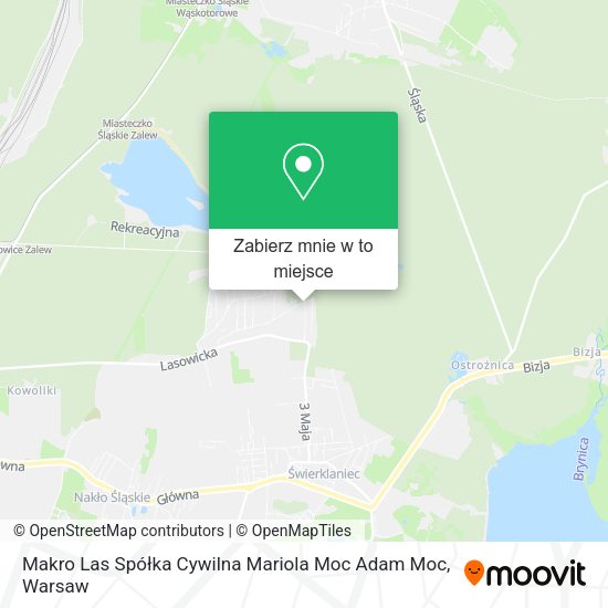 Mapa Makro Las Spółka Cywilna Mariola Moc Adam Moc