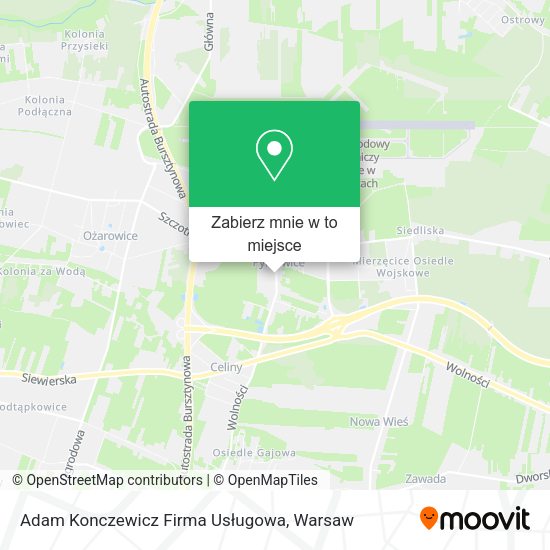 Mapa Adam Konczewicz Firma Usługowa