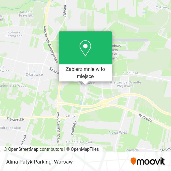 Mapa Alina Patyk Parking