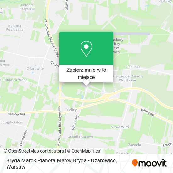 Mapa Bryda Marek Planeta Marek Bryda - Ożarowice